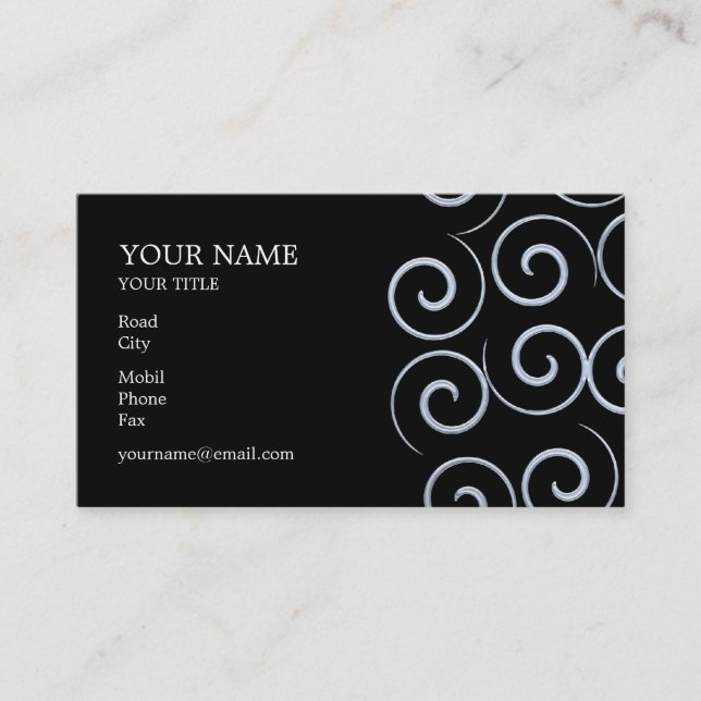 Spiral Business Card (Front)
