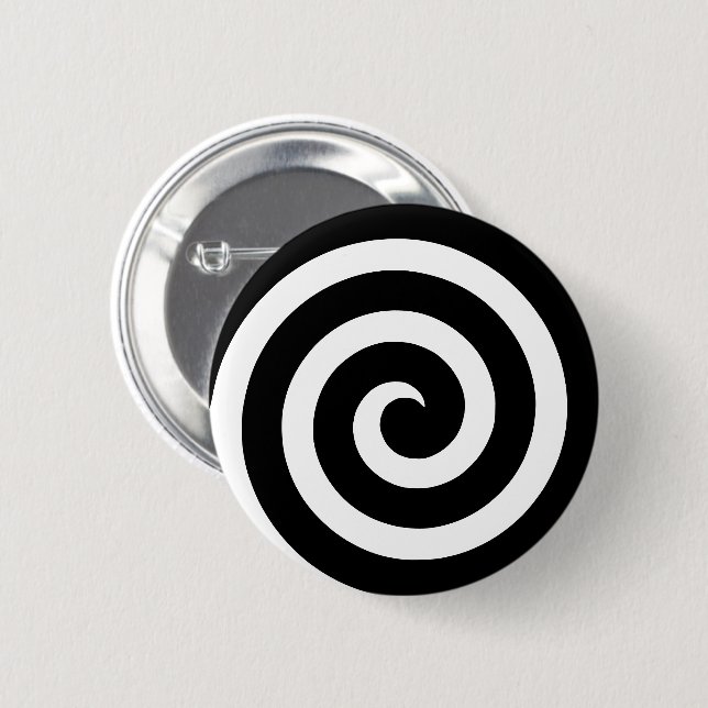 Spiral Button for Hypnosis and Hypnotists (Front & Back)