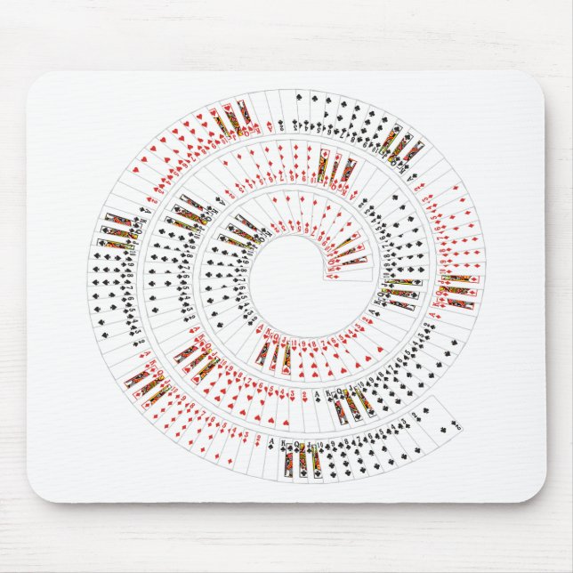 Spiral Cards Mouse Mat (Front)