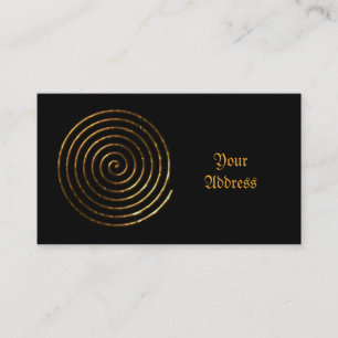 Spiral Celtic symbol Business Card