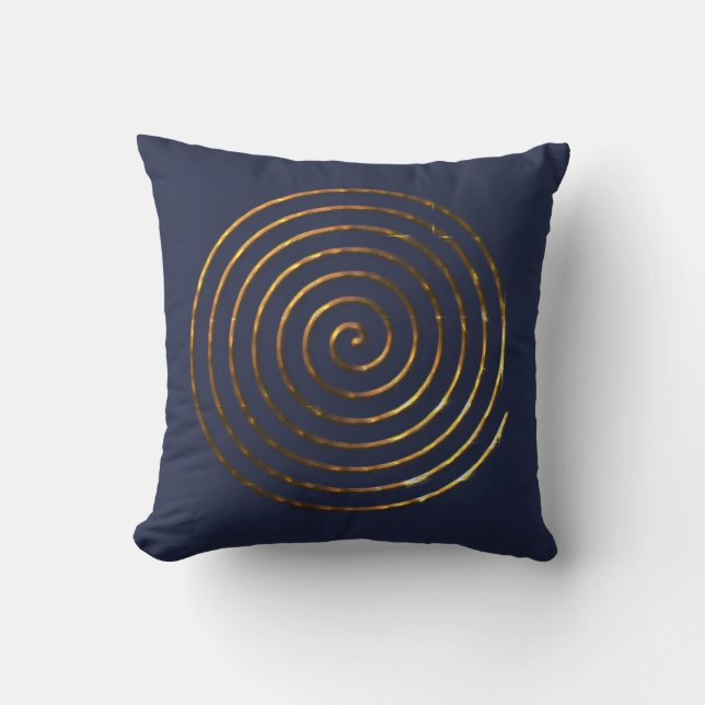 Spiral Celtic symbol Cushion (Front)