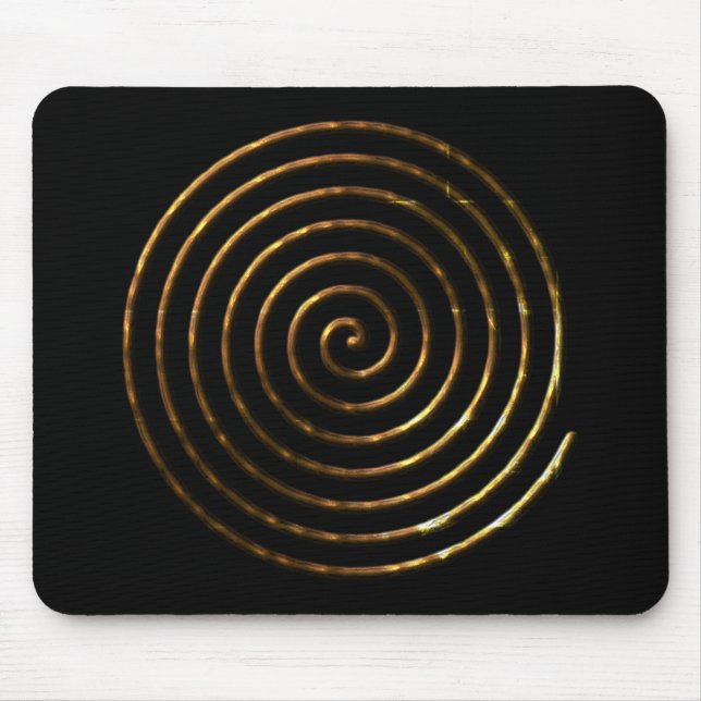 Spiral Celtic symbol Mouse Mat (Front)