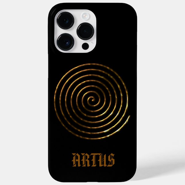 Spiral Celtic symbol,Personalise  Case-Mate iPhone Case (Back)