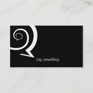 Spiral Chat Business Card