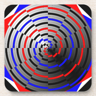 Spiral Cone by Kenneth Yoncich Coaster