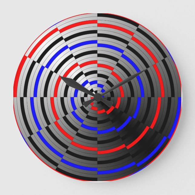 Spiral Cone by Kenneth Yoncich Large Clock (Front)
