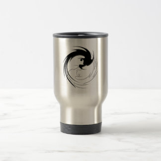 Spiral Dragon Yin-Yang Travel Mug