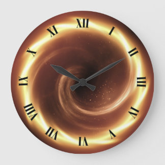 Spiral Fire Vortex ~ Time Portal ~Time Machine ~ Large Clock