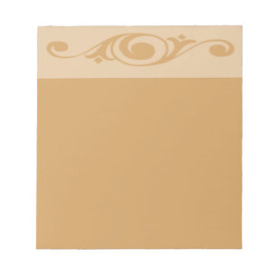 Spiral Floret   Unlined Notepad
