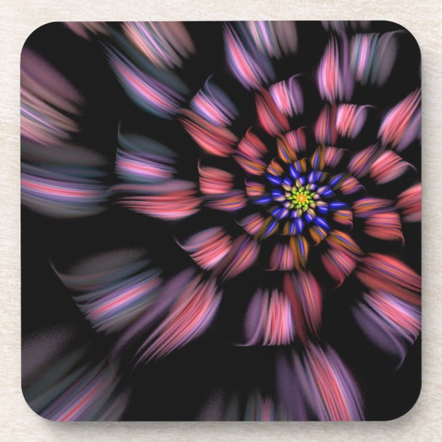 Spiral Flower Coaster (Front)