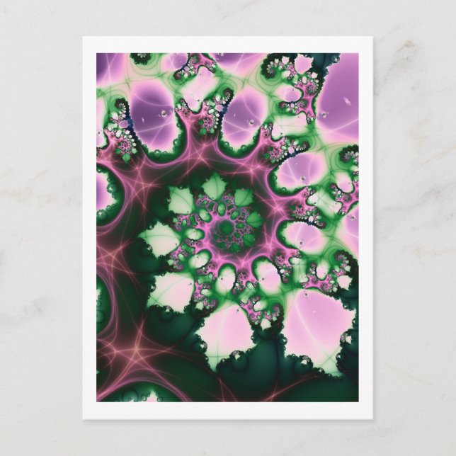 Spiral Flower Postcard (Front)