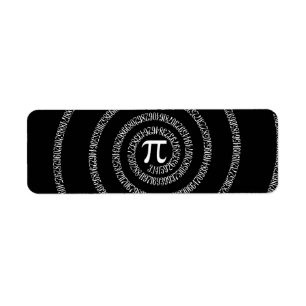 Spiral for Pi on Solid Black