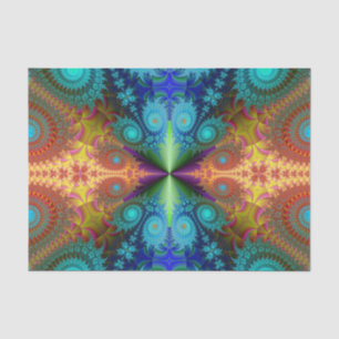 spiral fractal tissue paper