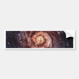 Spiral galaxy bumper sticker