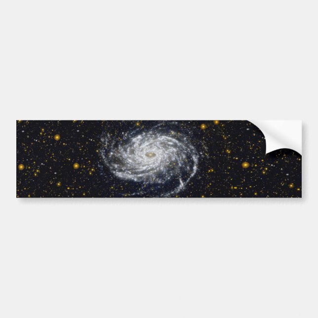 Spiral Galaxy Bumper Sticker (Front)