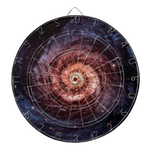 Spiral galaxy dartboard