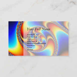 Spiral Galaxy - Fractal Art Business Card