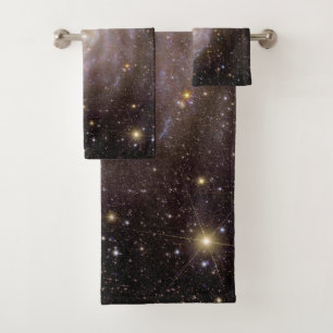 Spiral Galaxy IC 342 Bath Towel Set