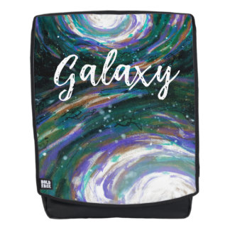Spiral Galaxy in Space Backpack