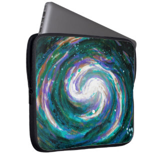 Spiral Galaxy in Space Laptop Sleeve