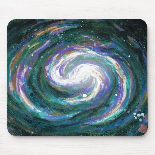 Spiral Galaxy in Space Mouse Mat (Front)