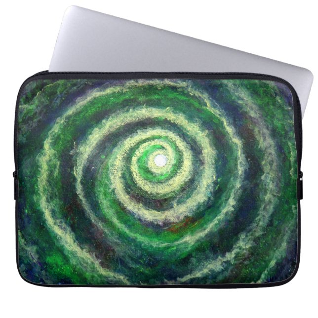 Spiral Galaxy Laptop Sleeve (Front)