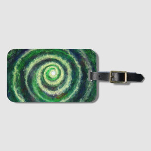 Spiral Galaxy Luggage Tag