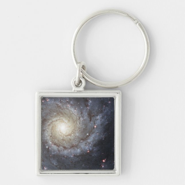 Spiral galaxy M74 Key Ring (Front)