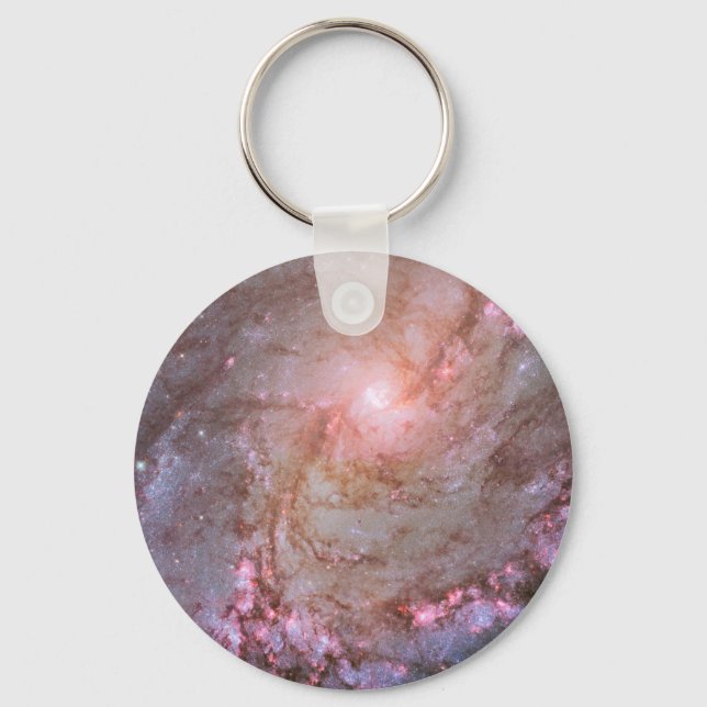Spiral Galaxy M83, Ablaze With Star Formation. Key Ring (Front)