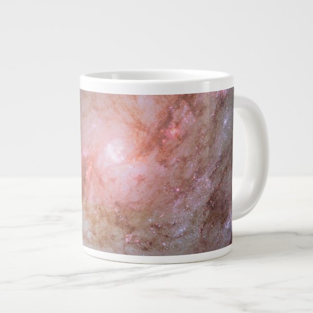 Spiral Galaxy M83, Ablaze With Star Formation. Large Coffee Mug (Front Right)