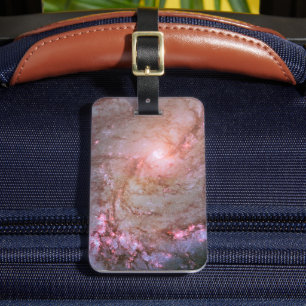 Spiral Galaxy M83, Ablaze With Star Formation. Luggage Tag