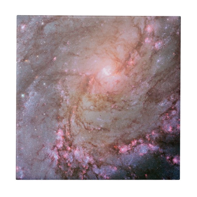 Spiral Galaxy M83, Ablaze With Star Formation. Tile (Front)