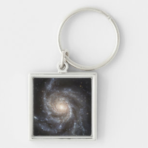 Spiral galaxy Messier 101 Key Ring
