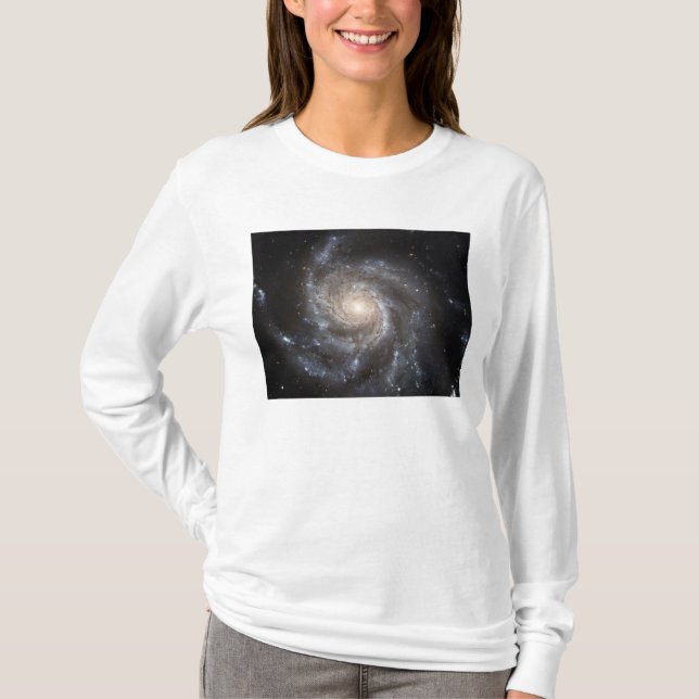 Spiral galaxy Messier 101 T-Shirt (Front)