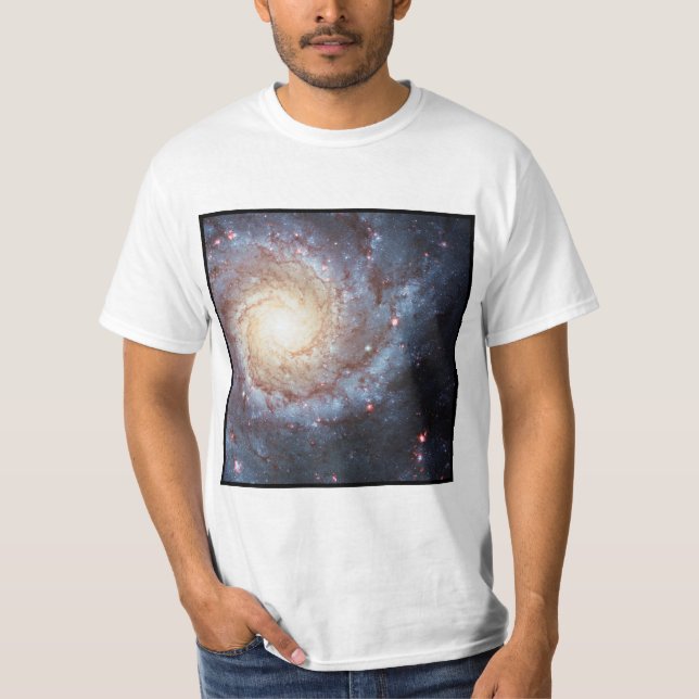 Spiral Galaxy Messier 74 Galactic T-Shirt (Front)