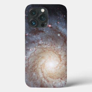 Spiral Galaxy Messier 74 (M74)   NGC 628   Hubble iPhone 13 Pro Case