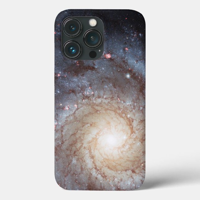 Spiral Galaxy Messier 74 (M74) | NGC 628 | Hubble Case-Mate iPhone Case (Back)