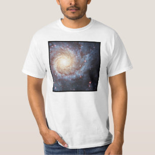 Spiral Galaxy Messier 74 White Value Tshirt