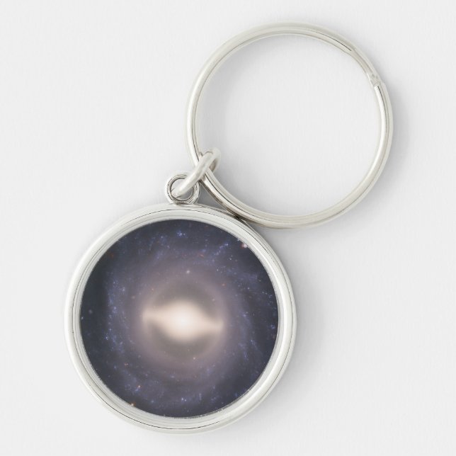 Spiral Galaxy Ngc 1015. Key Ring (Front)