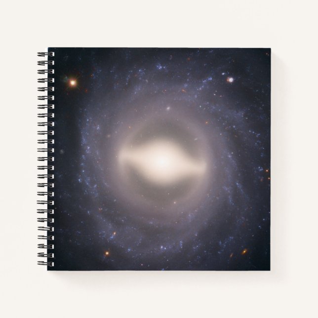 Spiral Galaxy Ngc 1015. Notebook (Front)