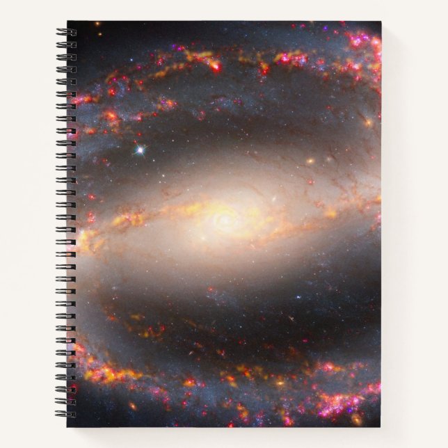 Spiral Galaxy Ngc 1300. Notebook (Front)