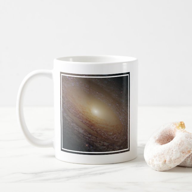 Spiral Galaxy Ngc 2841 Coffee Mug (With Donut)