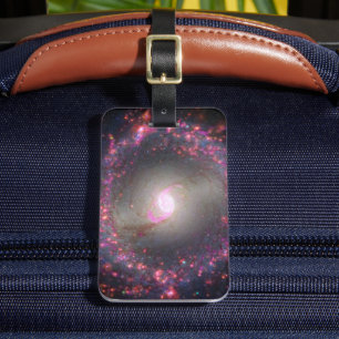 Spiral Galaxy Ngc 3351. Luggage Tag