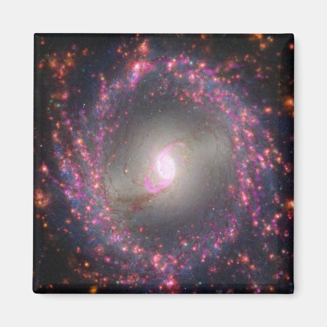 Spiral Galaxy Ngc 3351. Magnet (Front)