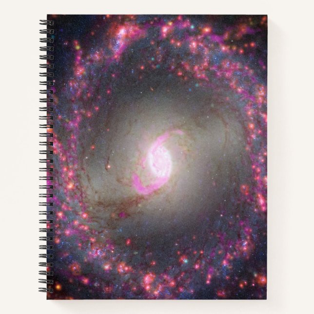 Spiral Galaxy Ngc 3351. Notebook (Front)