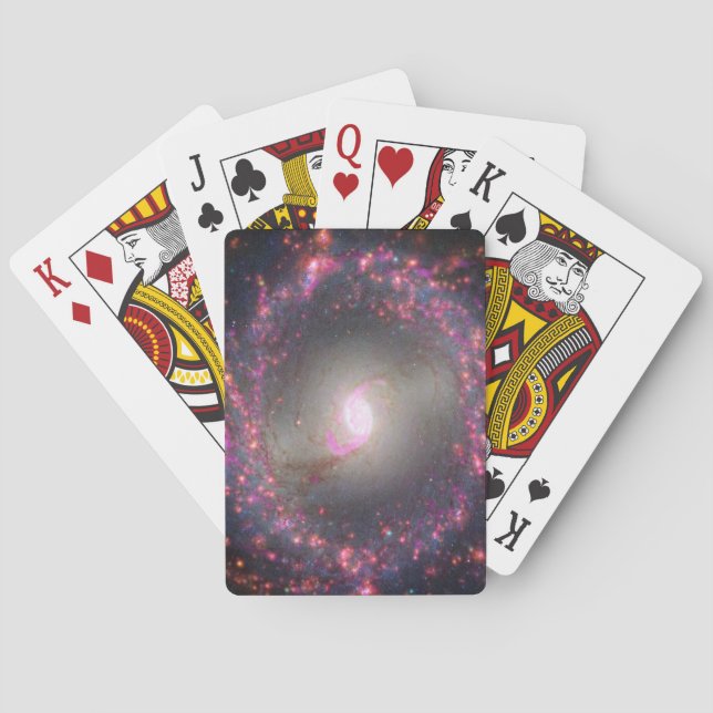 Spiral Galaxy Ngc 3351. Playing Cards (Back)