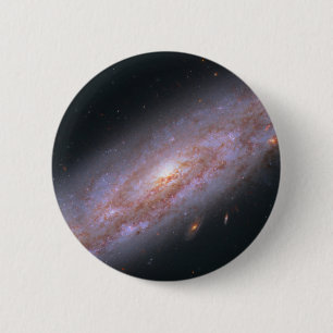 Spiral Galaxy Ngc 3972. 6 Cm Round Badge