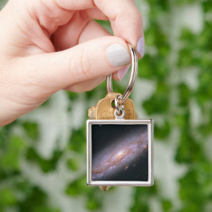 Spiral Galaxy Ngc 3972. Key Ring