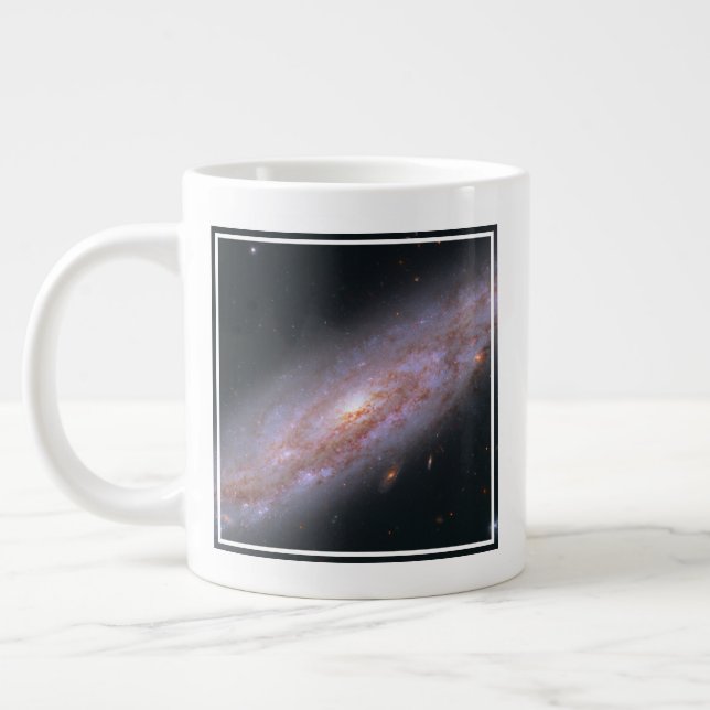 Spiral Galaxy Ngc 3972. Large Coffee Mug (Left)