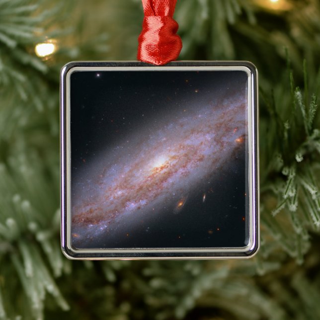 Spiral Galaxy Ngc 3972. Metal Tree Decoration (Tree)